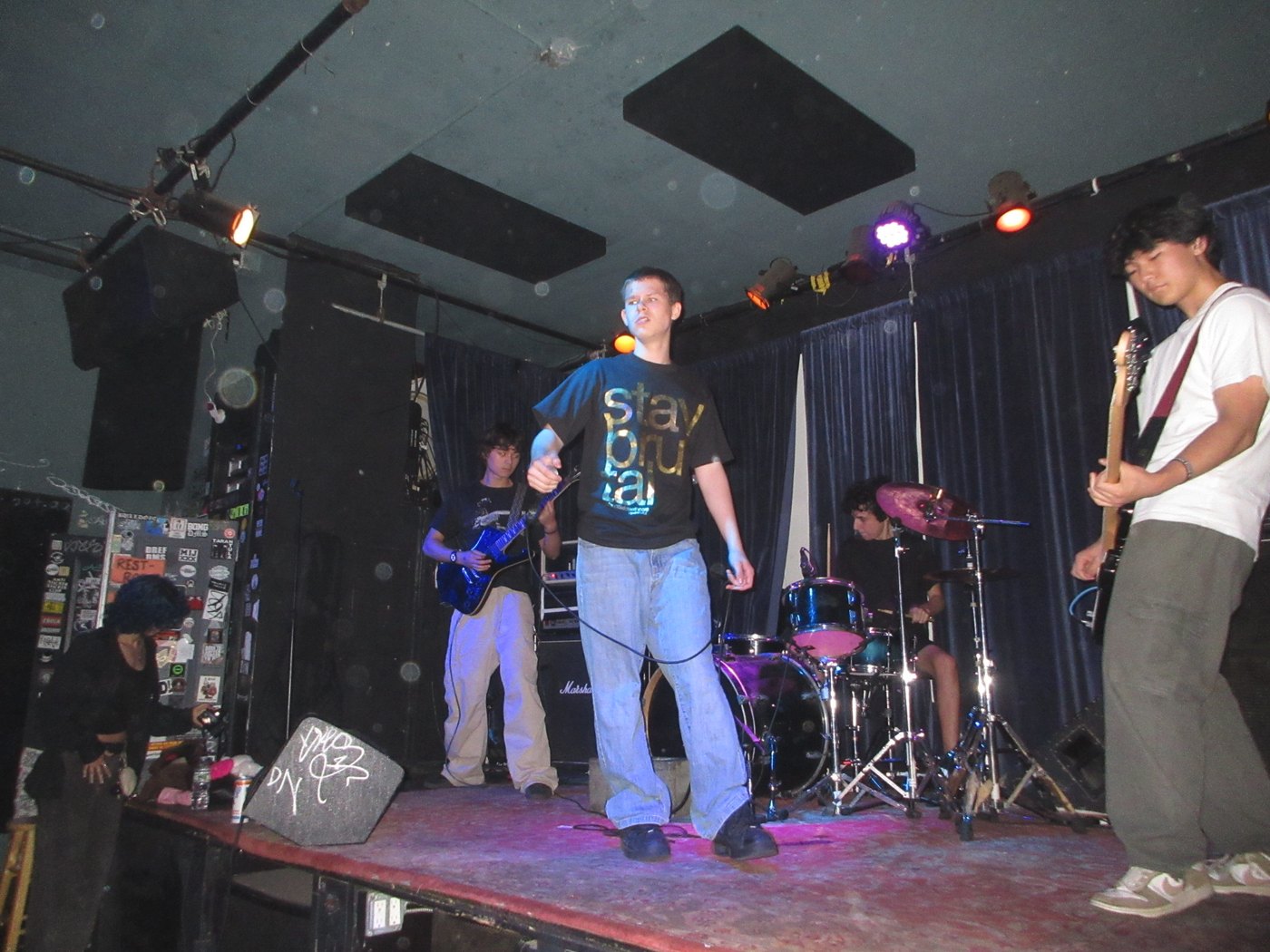 This Is Forgiveness performing to a room